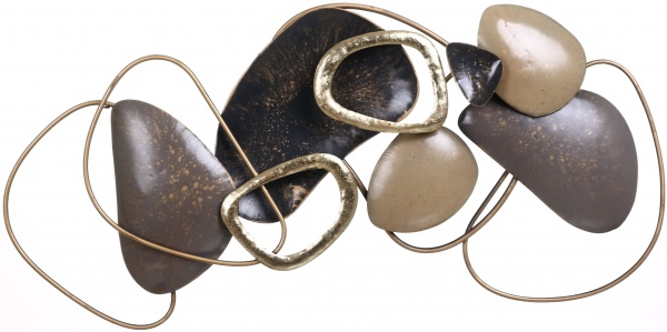 Декор настінний Ambient 50,2x105,4 см сірий із золотим 