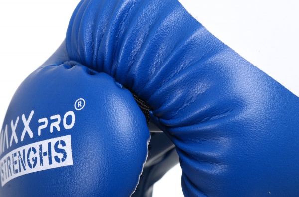 Боксерские перчатки MaxxPro AVG-616 р. 8 синий