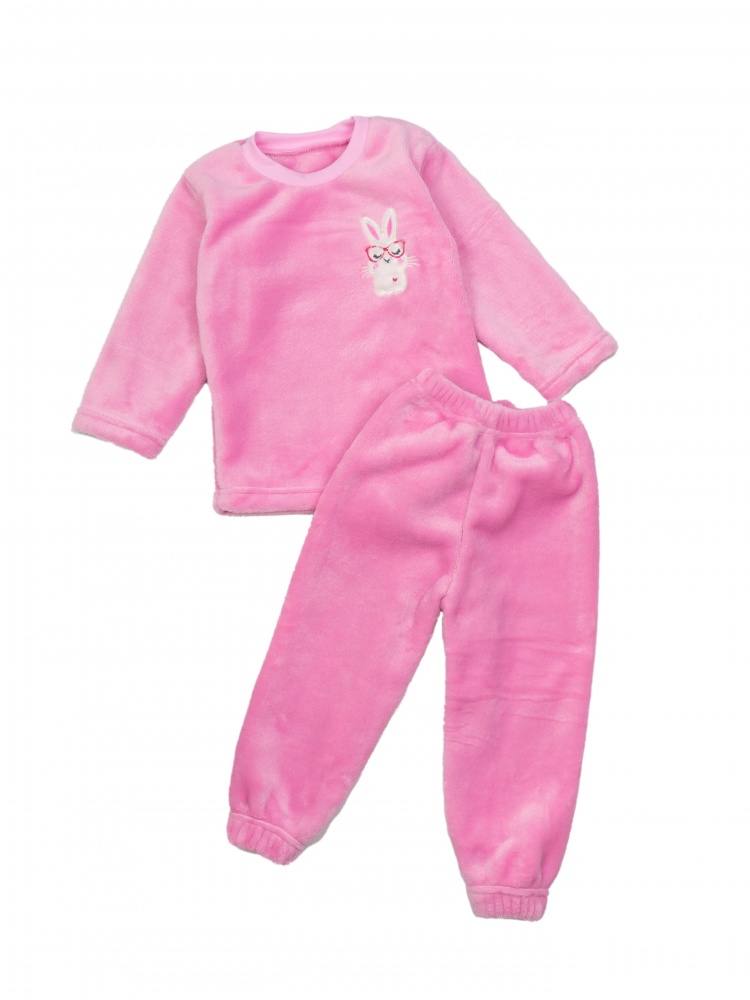 Пижама для девочек Маленькие люди Зайчонок р.80-86 розовый 0201