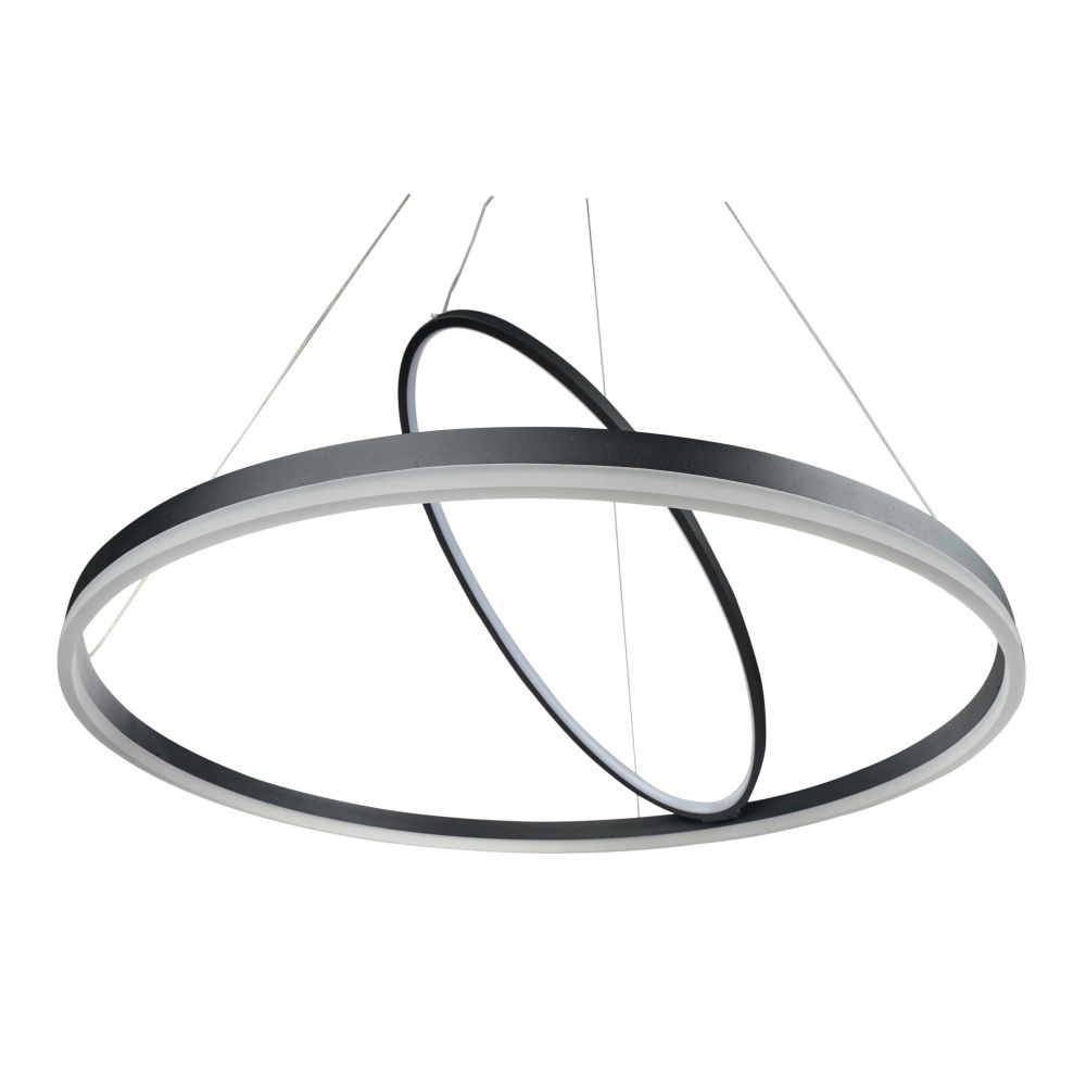 Люстра светодиодная Berger 2x52 Вт LED-модуль черный 7015-PL-52 Black