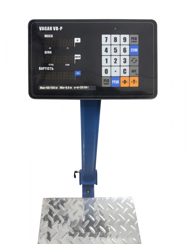 Весы товарные VAGAR VB-P 60/150 кг 400х500 мм