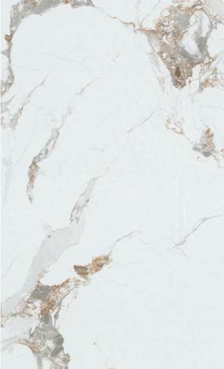 3D-панель с ПВХ Armada 2800x1220x3 белый мрамор с золотом ARM 280-05