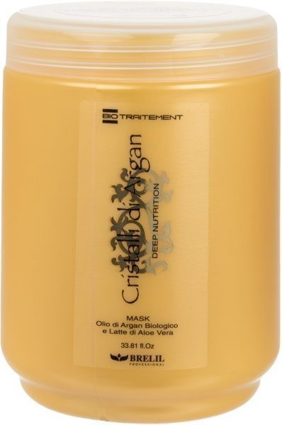 Маска для волос Brelil Numero для глубокого восстановления с маслом Аргании и Алоэ 1000 мл