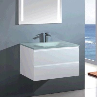 Тумба с умывальником Estandar Capricho 75 см белая