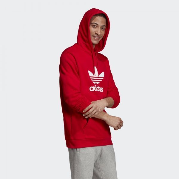 Джемпер Adidas TREFOIL HOODIE EJ9680 р. XL червоний