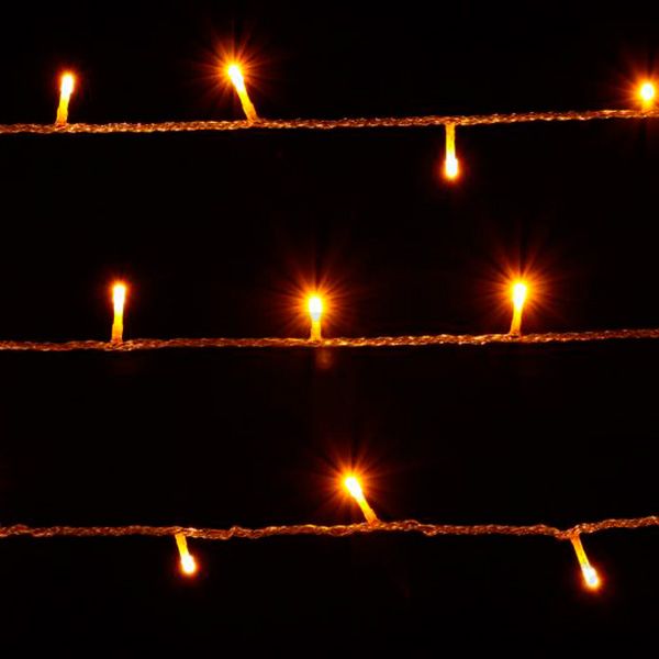 Гирлянда линейная LED 300 ламп 30 м желтая