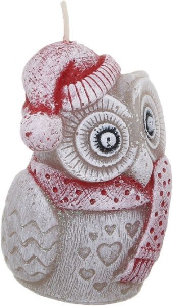 Свічка Сова у шапці 250 г