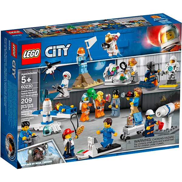 Конструктор LEGO City Набор фигурок: Разработки и исследования в области космической техники 60230