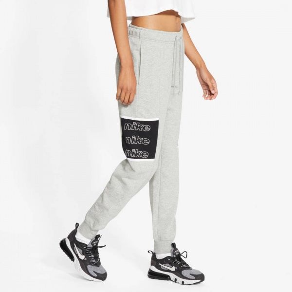 Штани Nike W NSW PANT FT ARCHIVE RMX CU6397-063 р. L сірий