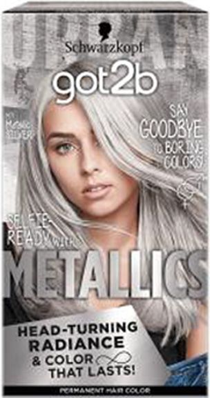 Крем-фарба для волосся Got2b Сріблястий Металік M71 142,5 мл