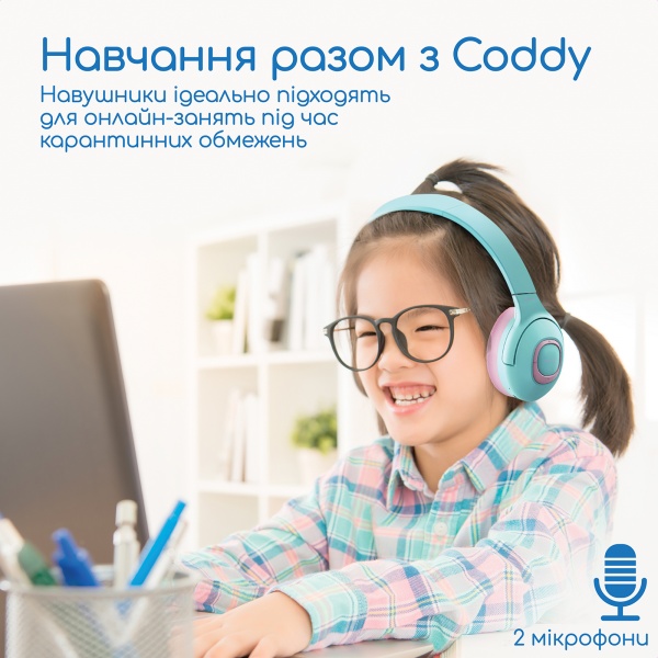Гарнітура Promate Coddy blue (coddy.bubblegum) 