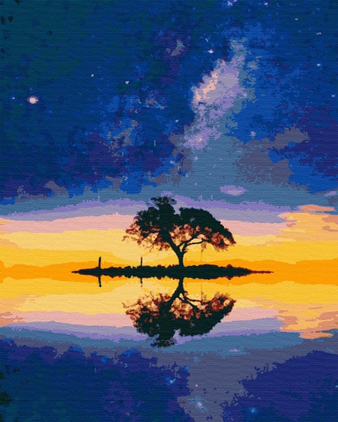 Набір живопис за номерами Зірковий острів 40х50 см Riviera Blanca 