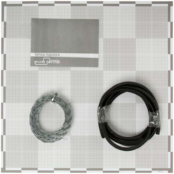 Нагрівальний кабель Evro-Termo 2,0-2,5 м.кв