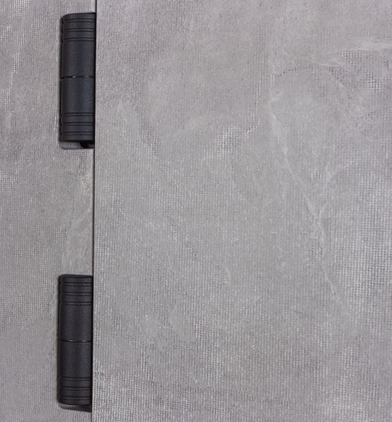 Дверь входная Булат Ультра (квадро) 540/249 Wavestone grey грей / белый супермат 2050x850 мм левая