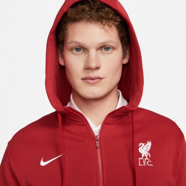 Джемпер Nike LFC M NSW CLUB HOODIE FZ BB DV4581-687 р.L червоний