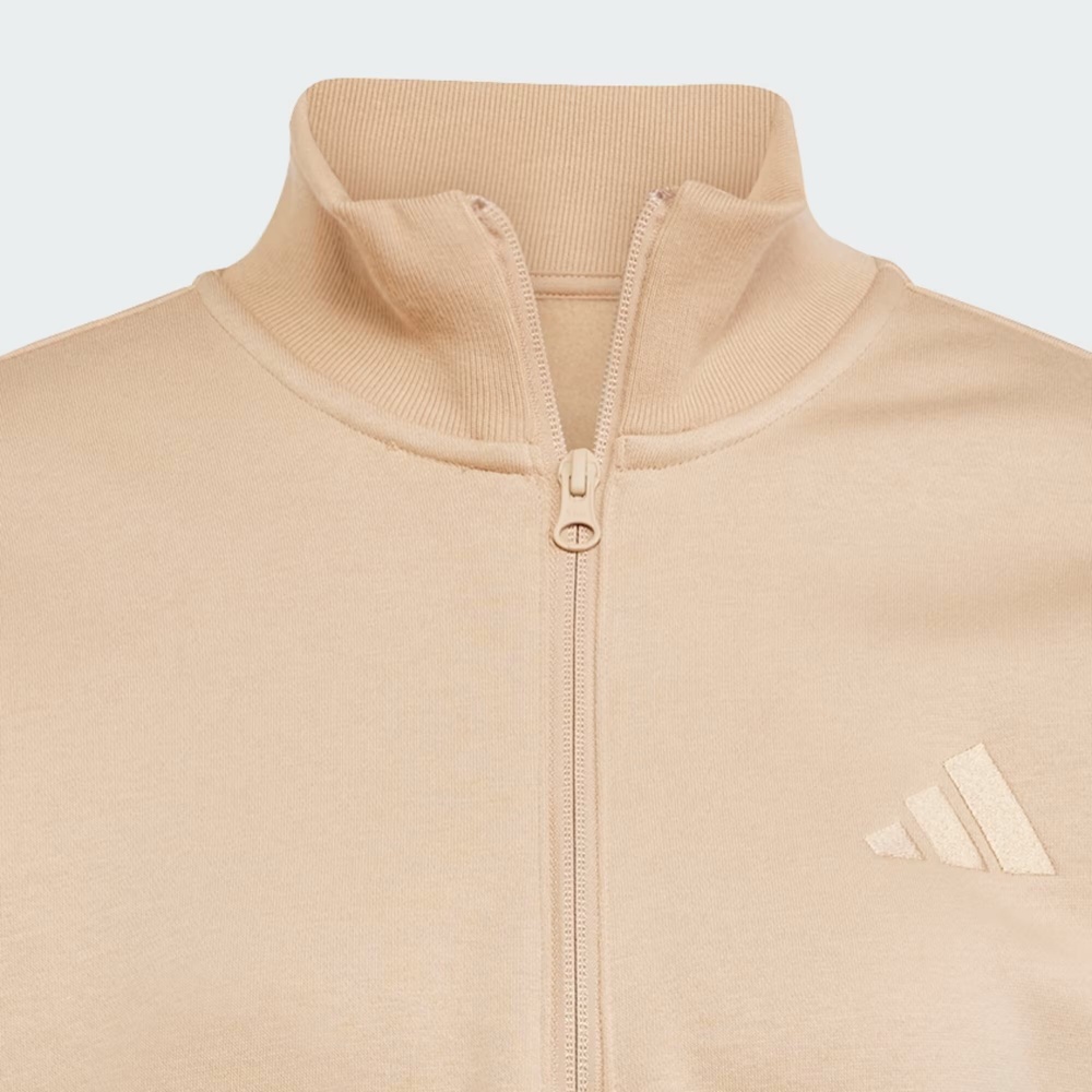 Джемпер Adidas ALL SZN Fleece Loose Quarter-Zip JV7248 р.M коричневый