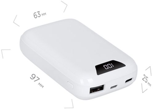 Внешний аккумулятор (Powerbank) Ergo LP-С12W 10000 mAh (LP-С12W) 