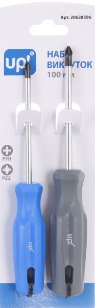 Набор отверток UP! (Underprice) PH1 + PZ2 x 100 мм UP-SET-IN-2-100