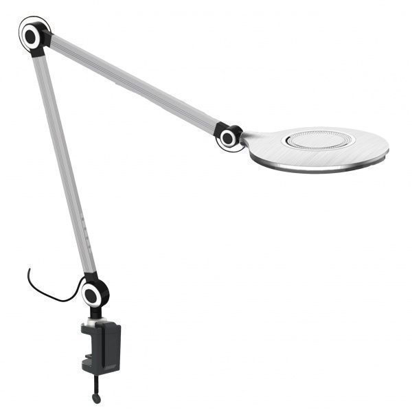 Настольная лампа офисная LedPulsar ALT-1293S-S струбцина 10 Вт серебристо-серый 