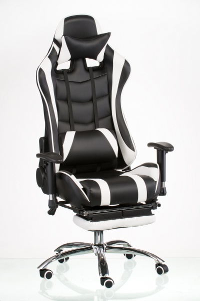 Кресло Special4You ExtremeRace E4732 черно-белый 