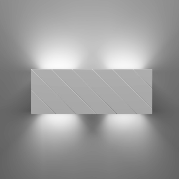 Бра Luminaria 2x40 Вт G9 белый CHESTER DOUBLE S2202-2 WH 