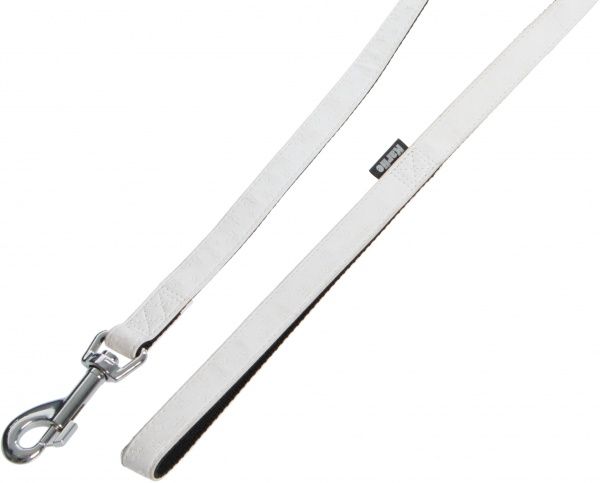 Поводок Karlie Art Leather белый 2х100 см 04-66560