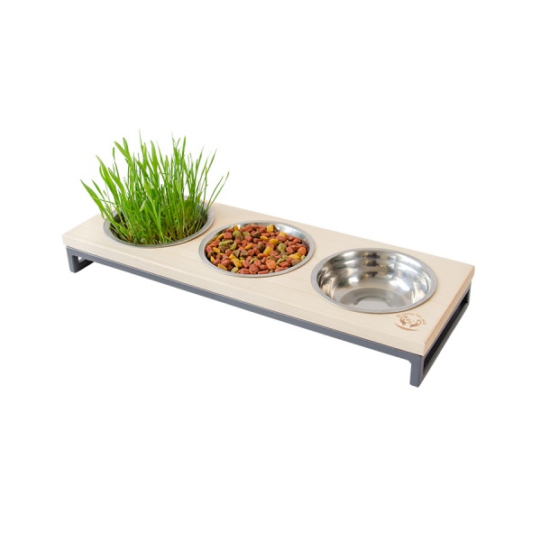 Миска потрійна 10 центів для Джека №3 XS 3х250 мл графіт