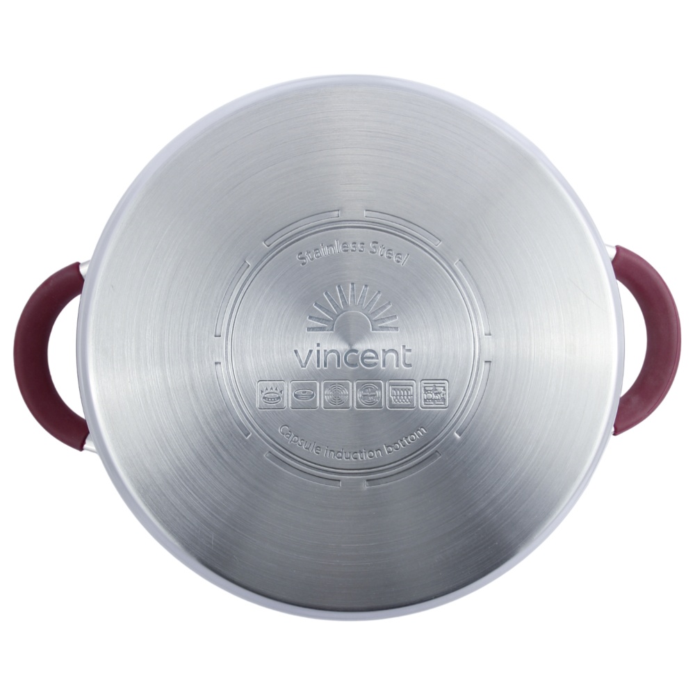 Кастрюля с крышкой Vincent 20 см 3,2 л VC-3187-20