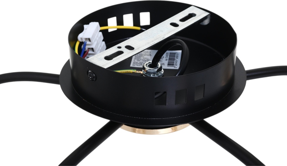 Люстра потолочная Sensio Bordo 5x40 Вт E27 черный LS-35818/5BG-E2740W