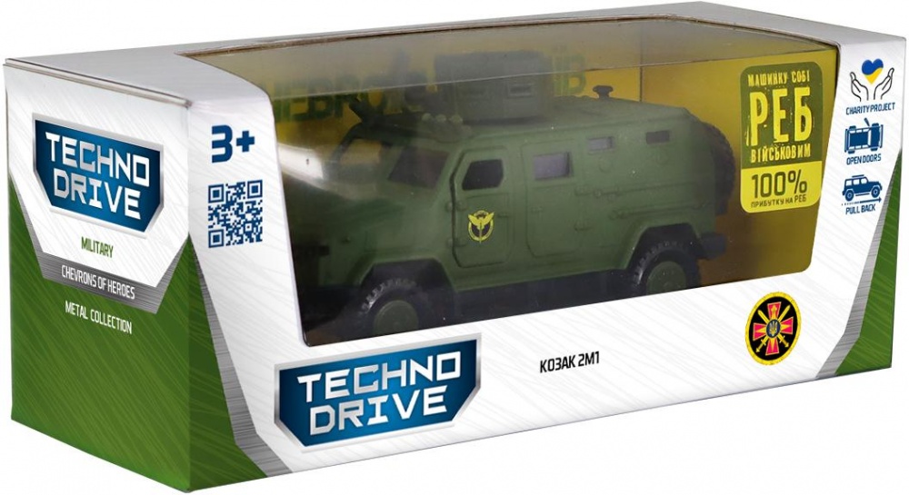 Автомодель TechnoDrive Шеврони Героїв Козак 2М1 ГУР МО KS450-1