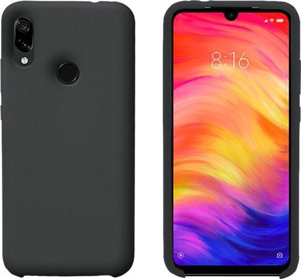 Чехол защитный Intaleo (Velvet) для Xiaomi Redmi Note 7 black силиконовый