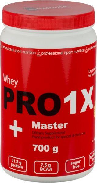 Протеин AB PRO 1X WHEY MASTER (78%) Банан 700 г 