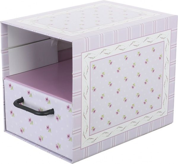 Комод картонный Miss Space Provenzale 2 відділення лавандовий