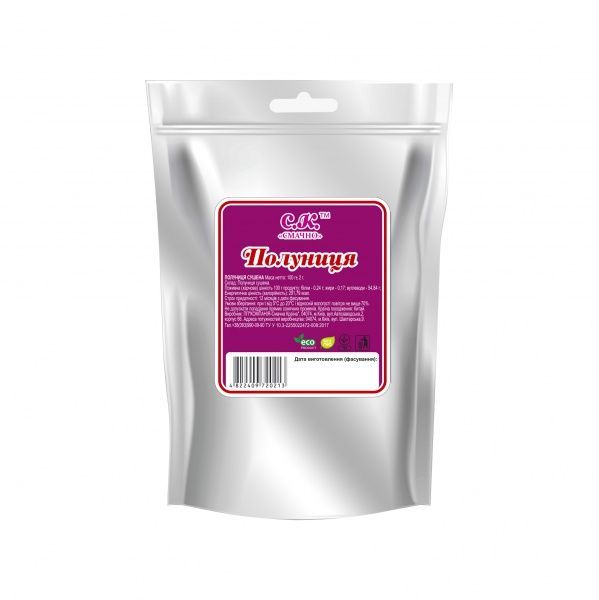 Полуниця Смачно сушена 100 г 