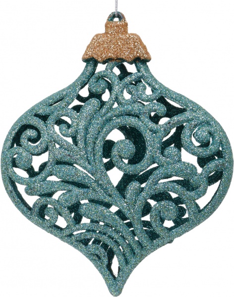 Елочная игрушка Волчок 18x15x4 см SD019-9 