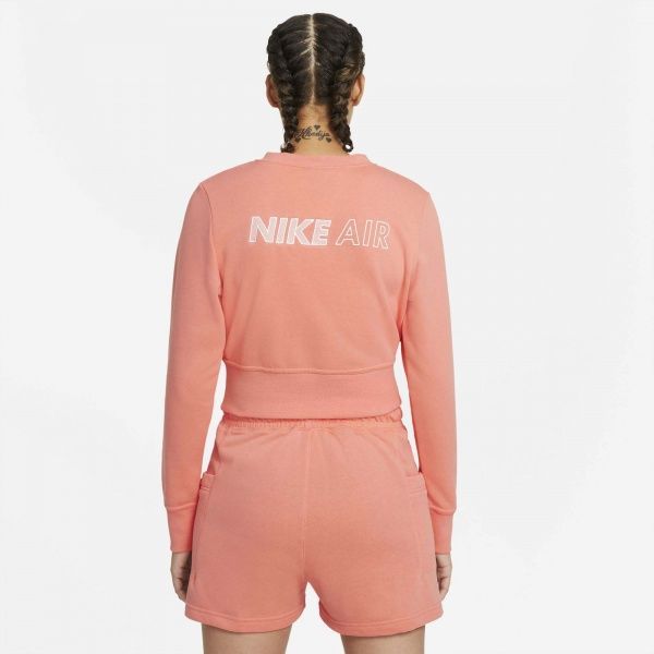 Світшот Nike W NSW AIR CREW FLC DC5296-693 р. XS помаранчевий