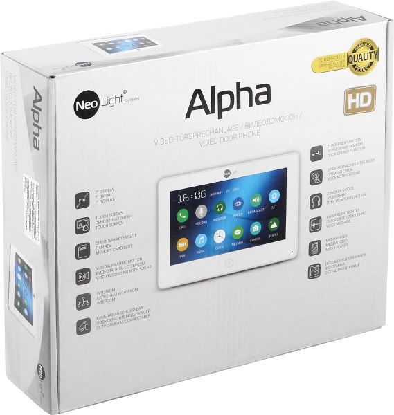 Видеодомофон NeoLight ALPHA HD