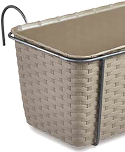 Ящик балконний Stefanplast Natural прямокутний 9,2л сірий (75853) 