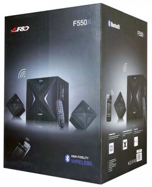 Акустична система F&D F-550X 2.1 black 