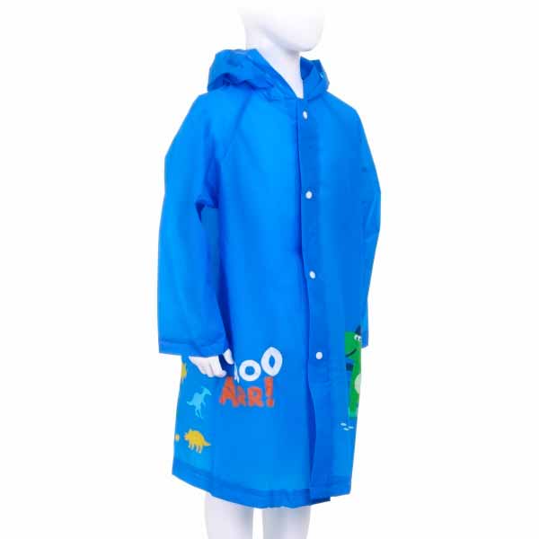 Дождевик для мальчика Susino Динозавры р.120 голубой RP213 XL (120-135)
