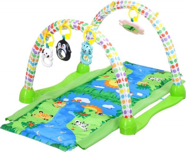 Развивающий коврик Shantou 2в1 с дугами зеленый 103х60х43 см I1368628
