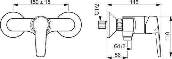 Змішувач для душу Oras Saga Style 3963HY