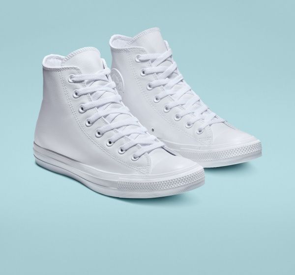 Кеды Converse Chuck Taylor All Star Leather 1T406 р. 7,5 white
