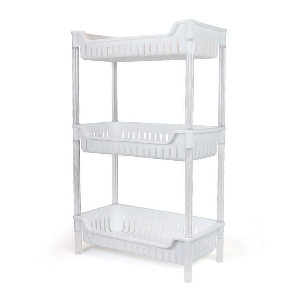 Етажерка MVM 640х310х195 мм білий (FH-05 WHITE)