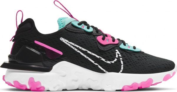 Кроссовки Nike React Vision CI7523-008 р.US 9 черно-белый
