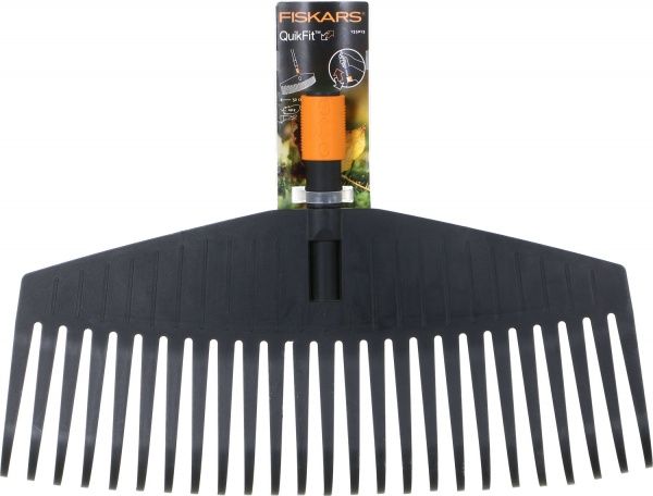 Грабли зубчатые Fiskars QuikFit 135013 для уборки листьев