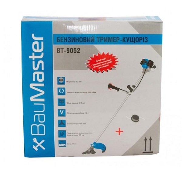 Триммер бензиновый BauMaster 52 см куб. BT-9052