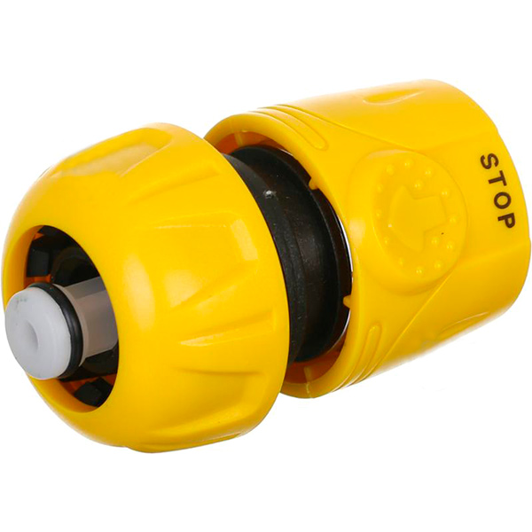 Соединитель для шланга Expert Garden с аквастопом 3/4 DY8030D