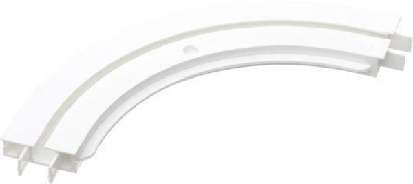 Поворот ОМіС зовнішній одинарний набірний білий 