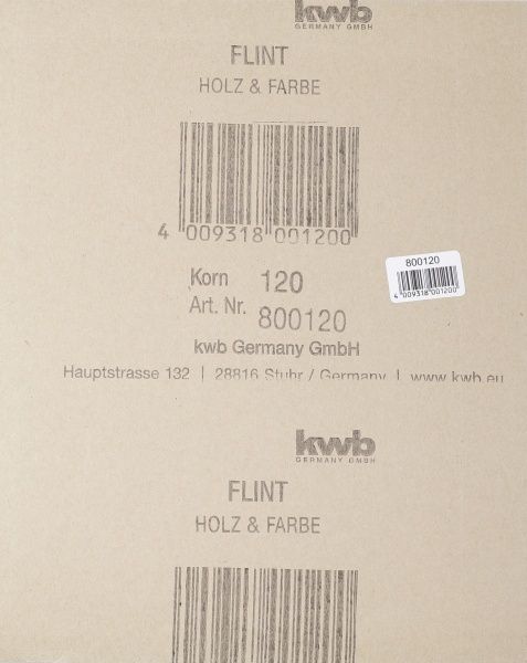 Наждачная бумагаKWB 23х28 см Р120 800120